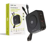 Mobile Origin Mobile Origin Powerbank 10 000mAh and Travel Charger Lightning and USB-C cable Black