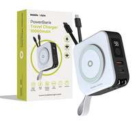 Mobile Origin Mobile Origin Powerbank 10 000mAh and Travel Charger Lightning and USB-C cable White