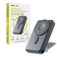 Mobile Origin Mobile Origin Wireless Magnetic PowerBank 10000 mAh USB-C and Lightning Cable PB11