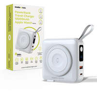 Mobile Origin Mobile Origin Powerbank & Travel Charger Lightning/USB-C Cable MagSafe/AW/iPhone Compatible, White