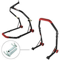 SEFIS MOTO SEFIS D18 Motoros emelőállvány szett - első nyakba rögzíthető, hátsó kampós, piros