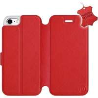 Mobiwear Mobiwear Apple iPhone 7 piros flipes bőr tok