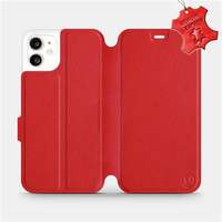 Mobiwear Mobiwear Apple iPhone 11 piros flipes bőr tok