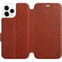 Mobiwear Mobiwear Apple iPhone 11 Pro barna flipes tok szürke belsővel