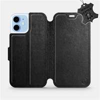 Mobiwear Mobiwear Apple iPhone 12 mini fekete flipes bőr tok