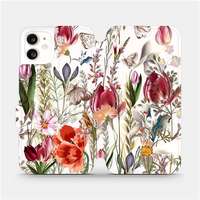Mobiwear Mobiwear MP01S Apple iPhone 11 flipes tok - virágos rét