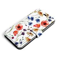 Mobiwear Mobiwear MP04S Apple iPhone 13 Pro flipes tok - mezei virágok