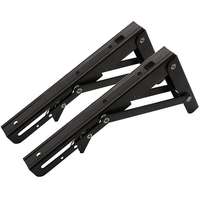 SEFIS MOTO SEFIS Fém polctartó - lehajtható 20 cm fekete 2 db