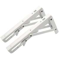 SEFIS MOTO SEFIS Fém polctartó - lehajtható 25 cm fehér 2 db