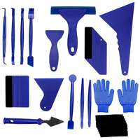 SEFIS MOTO SEFIS fóliaragasztó és üvegfestő szerszámkészlet, 16 db