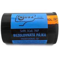 NUBA NUBA ólommentes forrasztó ón Sn99, 3Cu0, 7NiP, átmérő 1,0 mm - 50 g