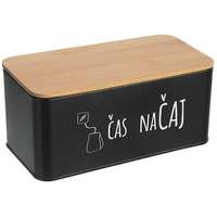 ORION Orion Teaidő BLACK CZ, SK 20,3 × 10,3 × 9 cm, pléh/bambusz