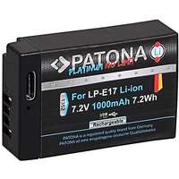 PATONA PATONA akkumulátor Canon LP-E17 1000mAh Li-Ion Platinum USB-C töltéshez