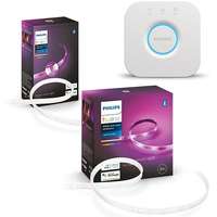 Philips Philips Hue Lightstrip Plus V4 EMEA 2 m base kit, EMEA 1 m ext, HUE Bridge EU