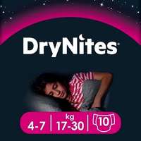 HUGGIES HUGGIES Dry Nites Medium 4–7 years Girls (10 db)