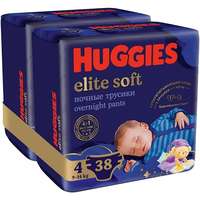 HUGGIES HUGGIES Elite Soft Overnight Pants 4 (2× 19 db)