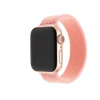 FIXED FIXED Elastic Nylon Strap Apple Watch 38/40/41mm méret L - rózsaszín