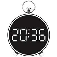 PRONETT PRONETT XJ5739 Többfunkciós ébresztőóra hőmérővel, fehér számjegyek