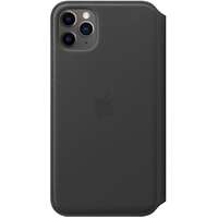 Apple Apple iPhone 11 Pro Max Folio fekete bőr tok