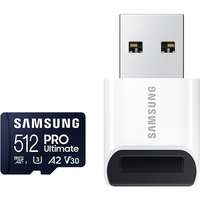 Samsung Samsung MicroSDXC 512 GB PRO Ultimate + USB adapter