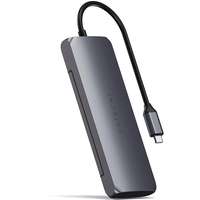 Satechi Satechi Aluminium USB-C Hybrid - SSD Enclosure, HDMI 4K, 2x USB-A 3.1 Gen2, 10 Gbps), asztroszürke