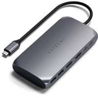 Satechi Satechi Aluminium USB-C Multimedia Adapter M1, szürke