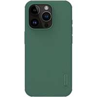 Nillkin Nillkin Super Frosted PRO Deep Green (Without Logo Cutout) Apple iPhone 15 Pro tok