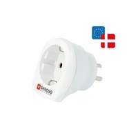 SKROSS SKROSS utazó adapter, Dánia, A70, fehér