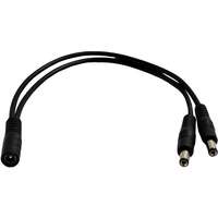 Solight Solight Tápcsatlakozó LED szalagokhoz, 5,5 mm, elosztó, 1x aljzat - 2x csatlakozó, tasakban 1 pár