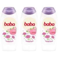 Baba Baba Triopack tusfürdő bodza & rózsavíz 400 ml