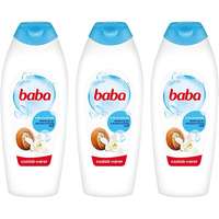 Baba Baba Triopack krémtusfürdő sheavaj és narancsvirág illatával 750 ml