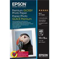 Epson Epson Premium Glossy Photo Fotópapír Photo 10x15 40 lap