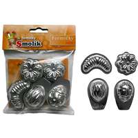 Smolík SMOLIK MIX négyféle típus, 20 darab, 622 nagy, átm: 35, 40 és 45 mm, fém