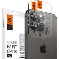 Spigen Spigen Glass tR EZ Fit Optik Pro 2 Pack Black iPhone 17 Pro/16 Pro/17 Pro Max/16 Pro Max/15 Pro Max