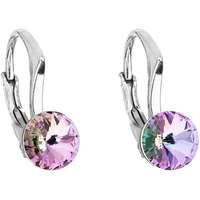 EVOLUTION GROUP EVOLUTION GROUP 31230.5 Vitrail lt., lógós, kerek, Swarovski kristályokkal, (Ag, 925/1000, 1,2 g)