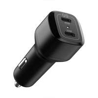 Spigen Spigen PowerArc ArcStation Car Charger Black 2-Port/USB-C PD 3.0 45 W/USB-C PD 3.0 20 W /Total 65 W
