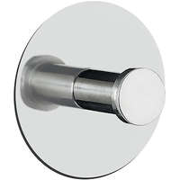 SPIRELLA Spirella kerek, PUNT - Round, fényes rozsdamentes acél, öntapadós, átmérő 60 mm