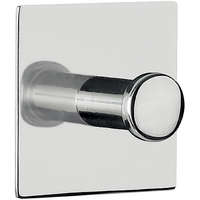 SPIRELLA Spirella négyzet alakú törölközőtartó, PUNT - négyzet forma, fényes rozsdamentes acél, öntapadó, 45 × 45 mm