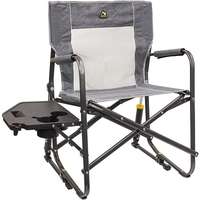 GCI Outdoor GCI Outdoor Freestyle Rocker™ with Side Table Heathered Pewter