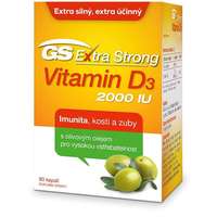 GS GS Extra Strong D3-vitamin 2000 NE cps. 90 2022 CZ/SK