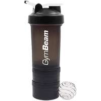 GymBeam GymBeam Blend Bottle Black White 450 ml + tárolórész