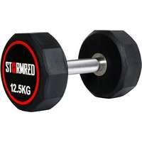 Stormred Stormred gumírozott súlyzó 12,5 kg
