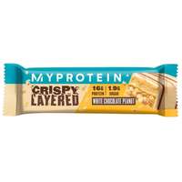 MyProtein MyProtein Crispy Layered Bar, Fehér csokoládé/mogyoró 58 g