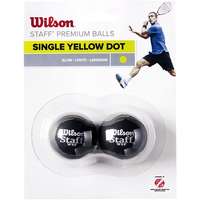 Wilson Wilson Staff Squash 2 Ball Pack Yellow Dot