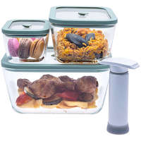 STATUS STATUS Viva 131201 4 darabos vákuumos üvegedény készlet, menta