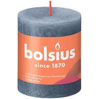 BOLSIUS BOLSIUS rusztikus gyertya, éjkék 80 × 68 mm
