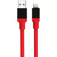 Tactical Tactical Fat Man Cable USB-A/Lightning, 1 m, piros