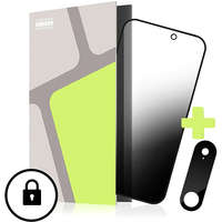 Tempered Glass Protector Tempered Glass Protector iPhone Air üvegfólia + kamera védő fólia - PRIVACY GLASS, Case Friendly