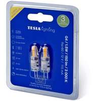 Tesla Lighting TESLA LED BULB, G4, 1,5 W, 150 lm, 3000 K, meleg fehér, 2 db