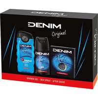 DENIM DENIM ORIGINAL Borotválkozás utáni víz 100 ml + Tusfürdő zselé 250 ml + Deo spray 150 ml